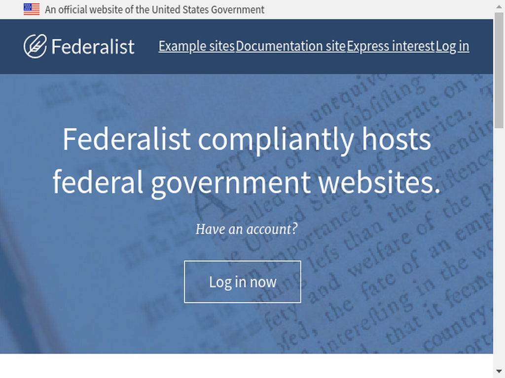 federalist-staging.18f.gov