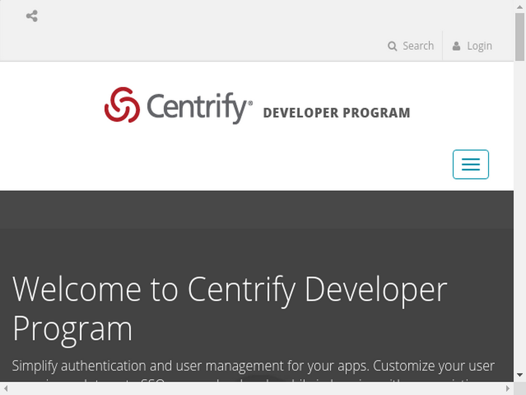 developer.centrify.com