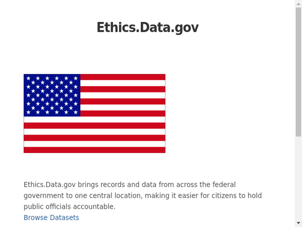 ethics.data.gov