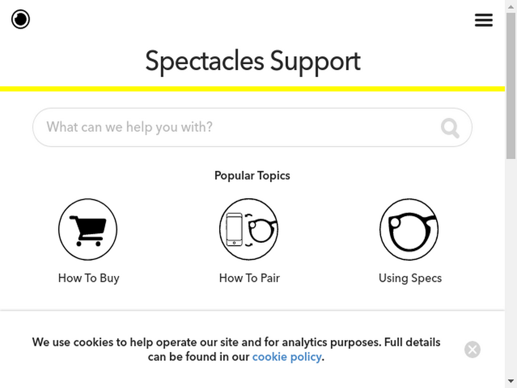 support.spectacles.com